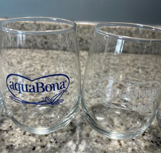 6 Vasos Aqua Bona - Cristales