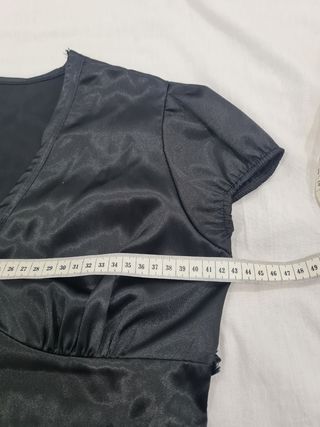 Vestido negro brillo talla 40