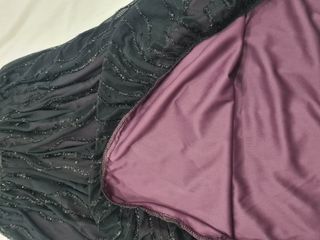 Vestido negro brillo talla 40