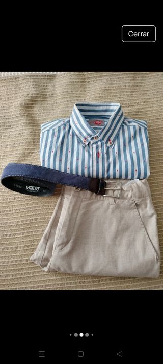 Traje comunión niño Varones talla 11. No envío.