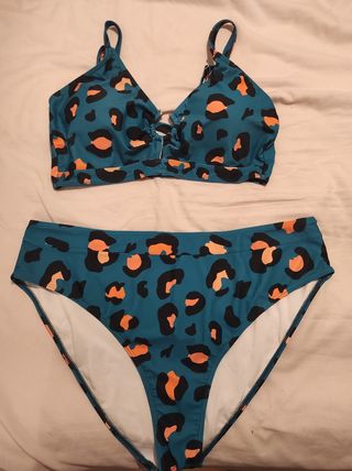 Bikini Shein estampado leopardo - XXXL