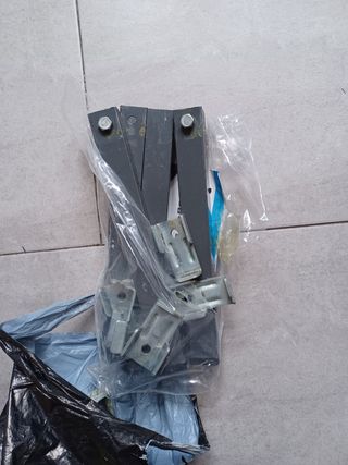 4 Patas somier PVC negras