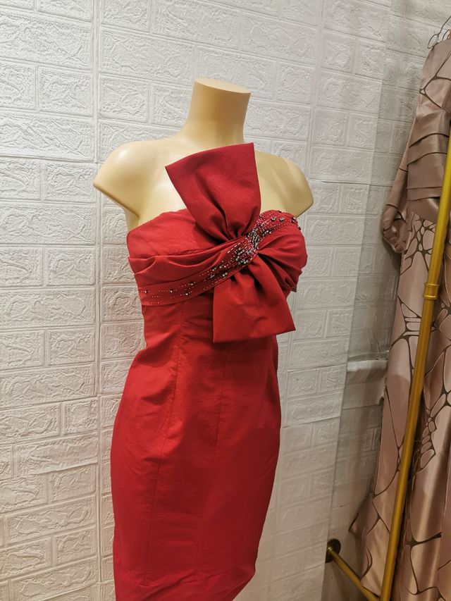LIQUIDACION! Vestido rojo corto talla 40 nuevo