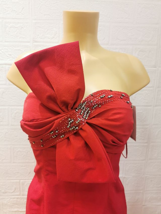 LIQUIDACION! Vestido rojo corto talla 40 nuevo