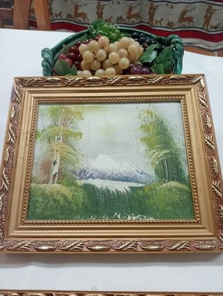 2 Cuadros paisajes vintage