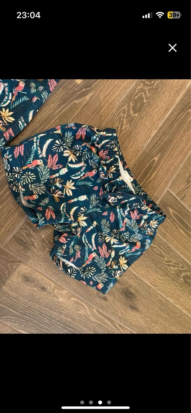 Bañador niño - estampado tropical