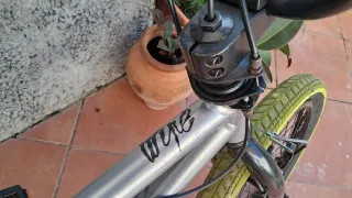 BMX Verde & Plata - Buen estado