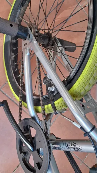 BMX Verde & Plata - Buen estado