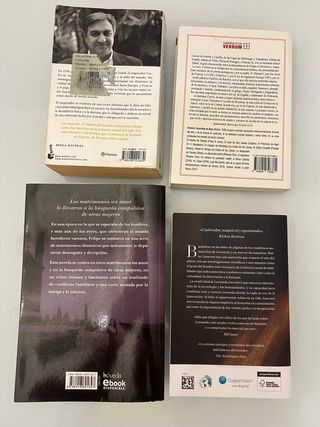 NOVELAS Uno por 2 €, tres por 5 €.