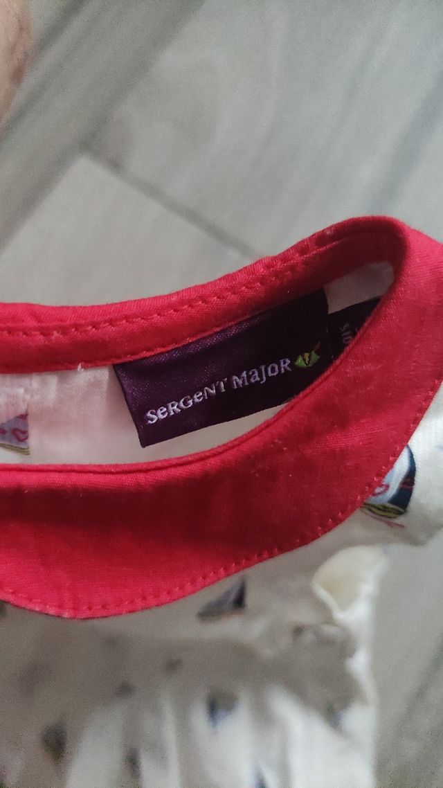 Vestido niña Sergeant Major 6-9 meses