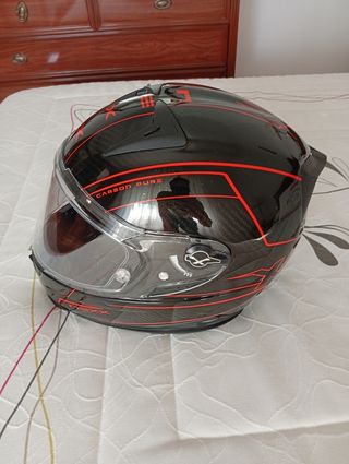 Casco moto Nexx xr2 carbón pure 