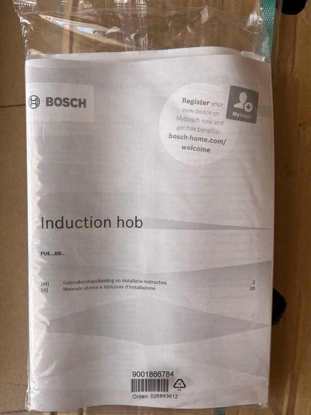 Vitrocerámica Bosch NUEVA 4 fuegos