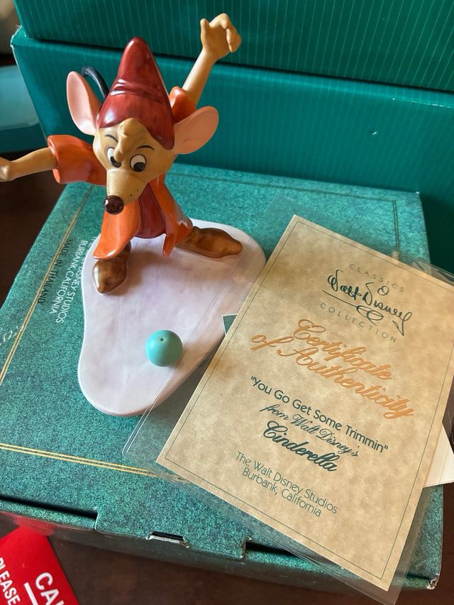 Statua Jaq - da Cenerentola WDCC walt disney