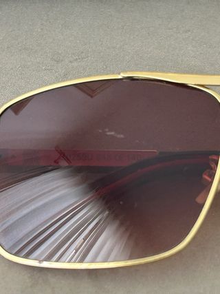 Gafas Louis Vuitton doradas