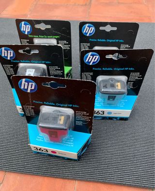 5 Cartuchos HP 363 Originales