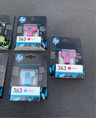 5 Cartuchos HP 363 Originales