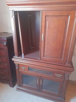Mueble TV madera marrón