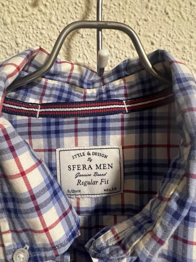 Camisa Sfera Men cuadros S/36