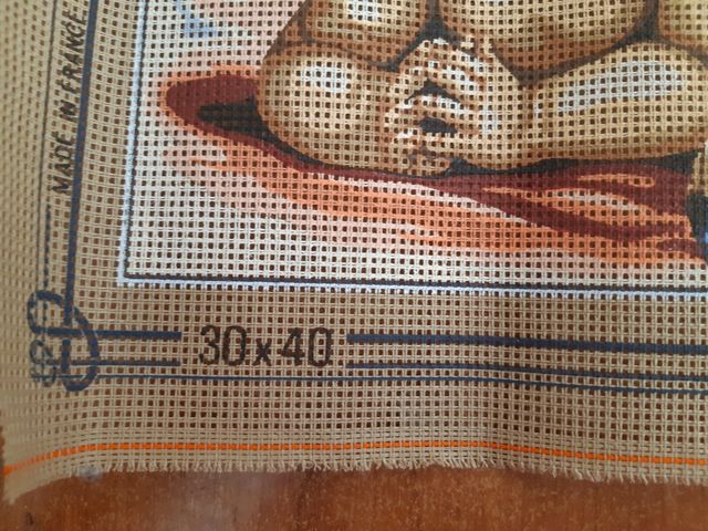 Tapiz para bordar Ángeles 30x40