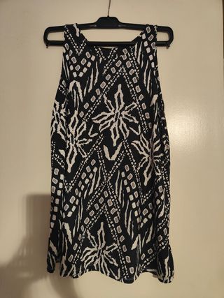 Traje 2 piezas blanco y negro