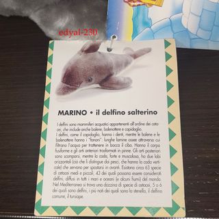 WWF Italia peluche DELFINO anno 1996 - 35 cm  -