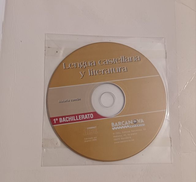 Lengua castellana y Literatura 1 Bachillerato L...