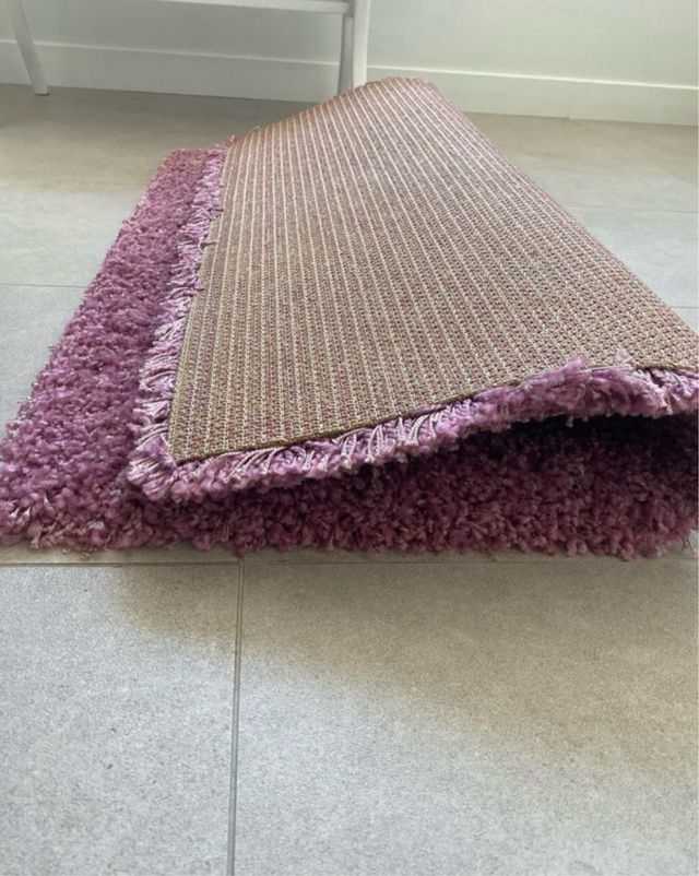 Alfombra de pelo largo Ikea 1x1m