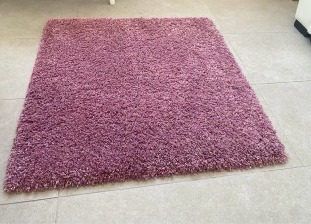 Alfombra de pelo largo Ikea 1x1m