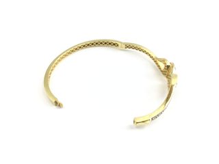 brazalete oro 18k con piedra
