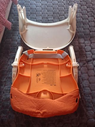 Silla trona CAM plegable naranja. Carros mochilas