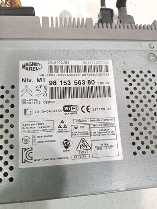 SISTEMA AUDIO / RADIO CD CITROEN C4 CACTUS (2)