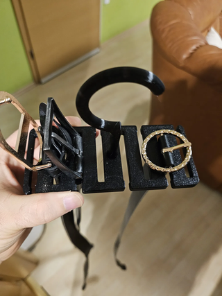 Percha para cinturones - 8 espacios