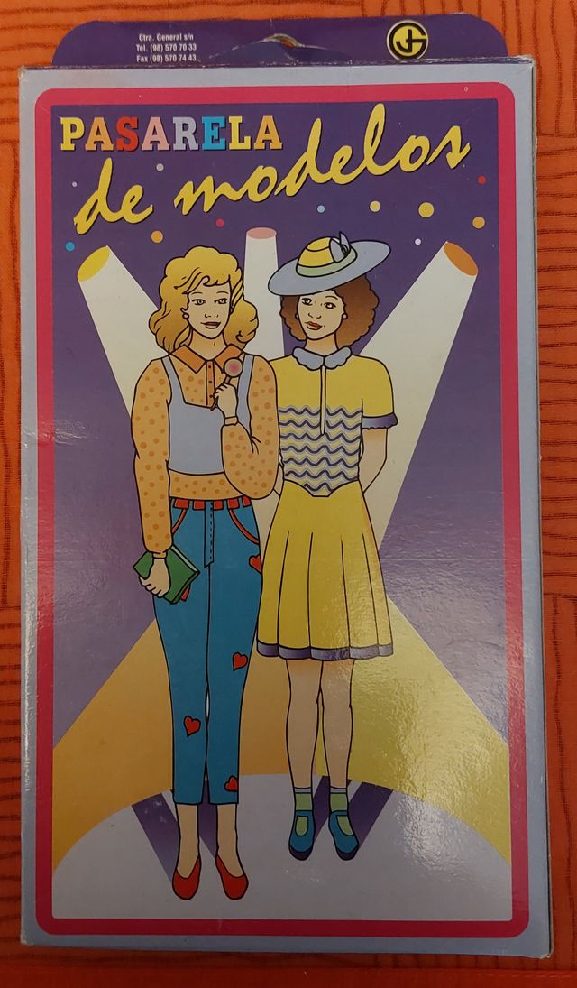 Pasarela de modelos: juego recortable