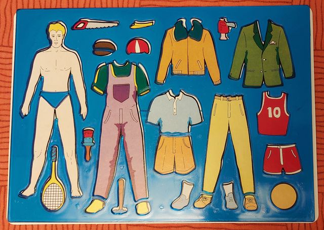 Pasarela de modelos: juego recortable