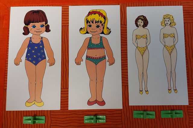 Pasarela de modelos: juego recortable