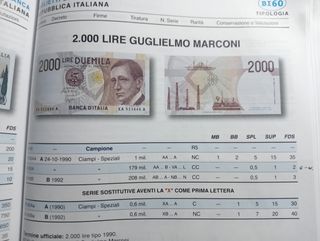 3 Banconote 2000 Lire Italia