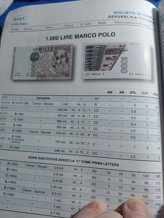 3 Banconote 1000 Lire Italia