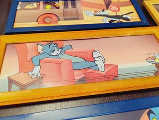 Lote 4 Cuadros LOONEY TUNES Vintage