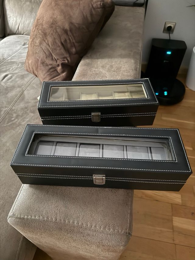 2 Cajas Expositoras Relojes