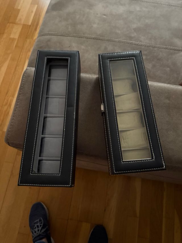 2 Cajas Expositoras Relojes
