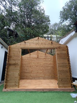 Instalación de casetas en madera