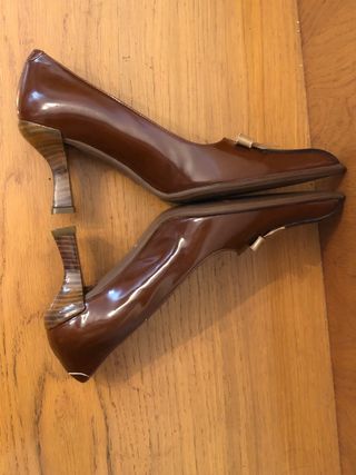 JAIME MASCARÓ - zapatos tacon mocasín 37