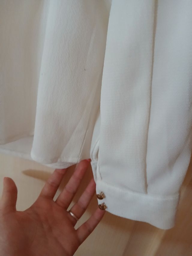 Blusa bianca elegante Akoz