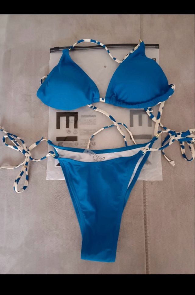 Bikini Shein azul