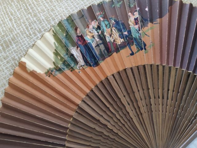 2 Abanicos antiguos japoneses