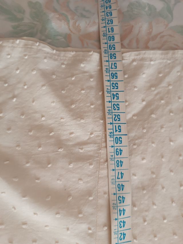 Camicia ricamata beige