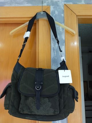 Bolso Desigual nuevo verde oliva