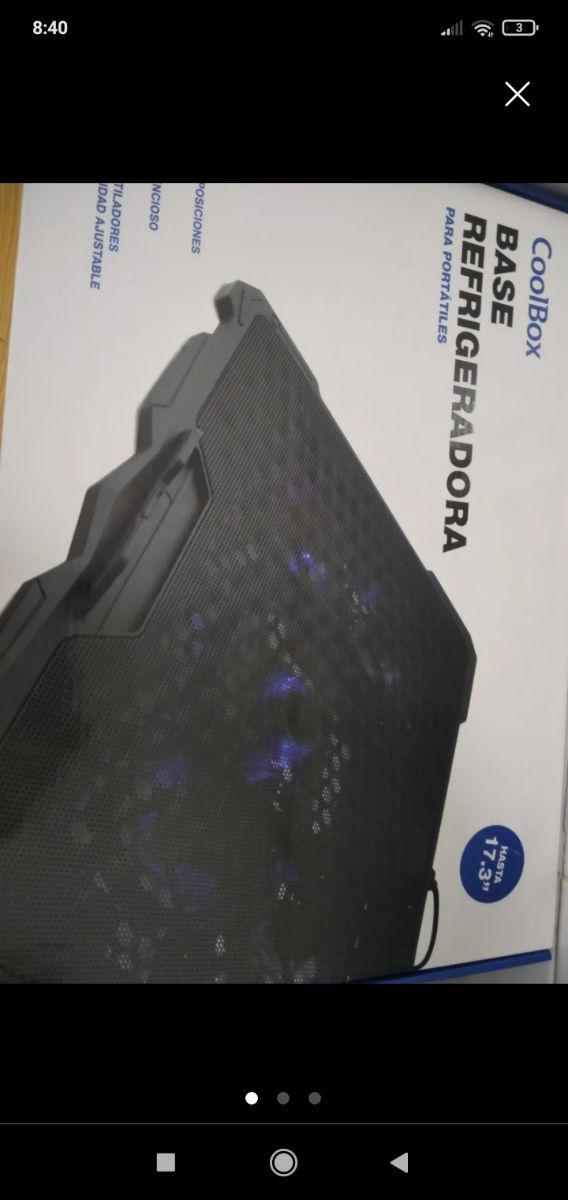 Base refrigeradora portátil