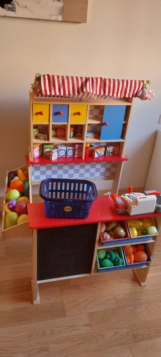 Supermercado madera infantil Lidl