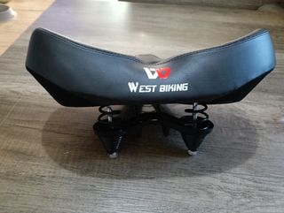 Sillín bici West Biking cómodo.
Nuevo a estrenar 